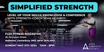 SIMPLIFIED STRENGTH - Christchurch primary image