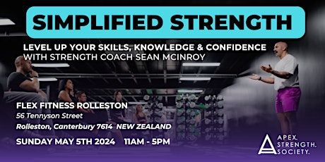 SIMPLIFIED STRENGTH - Christchurch