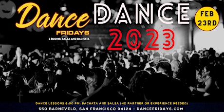 Primaire afbeelding van Salsa Dancing, Bachata Dancing, Dance Lessons for ALL at Dance Fridays