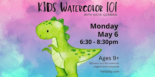Imagem principal do evento Kids Watercolor 101