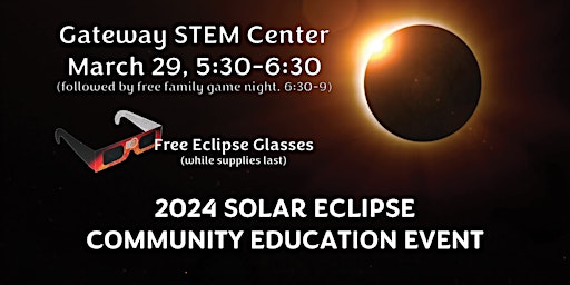 Primaire afbeelding van 2024 Solar Eclipse Community Education Event