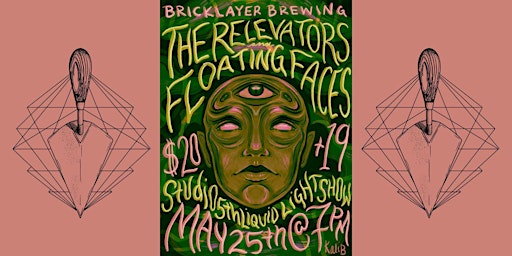 BRICKLAYER BREWING PRESENTS THE RELEVATORS & FLOATING FACES primary image