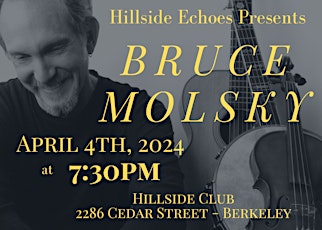 Hillside Echoes presents Bruce Molsky