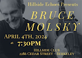 Imagen principal de Hillside Echoes presents Bruce Molsky