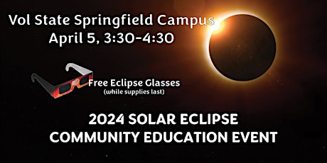 2024 Solar Eclipse Community Education Event