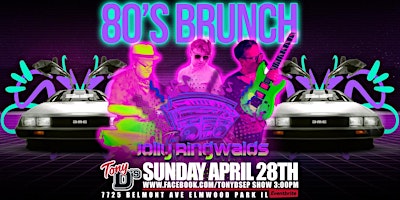 80's Brunch w/ Jolly Ringwald Trio at Tony Ds primary image