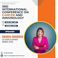 3RD INTERNATIONAL CONFERENCE ON CANCER AND IMMUNOLOGY primary image