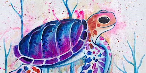 Serene Sea Turtle - Paint and Sip by Classpop!™ primary image