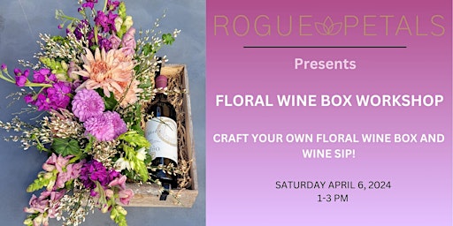 Imagem principal do evento Floral Wine Box Workshop