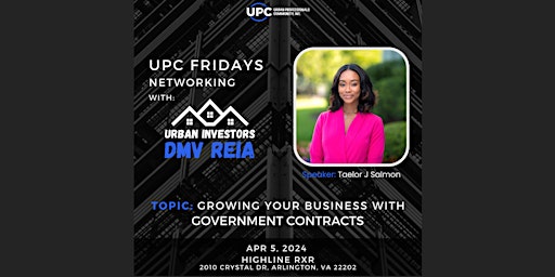 UPC Fridays Networking (Government Contracts) primary image