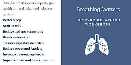 Breathing Matters - Buteyko Breathing Workshop
