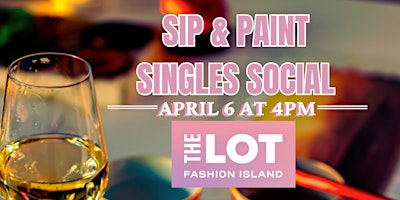 Imagem principal do evento Sip and Paint Singles Social