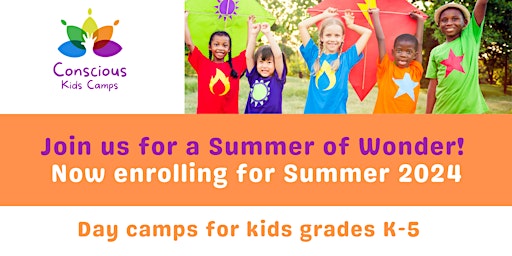 Imagem principal do evento Conscious Kids Day Camps - Summer 2024