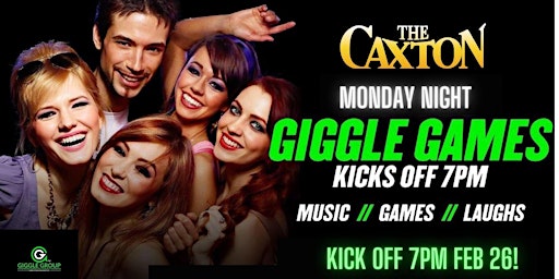 Imagem principal do evento The Giggle Games Show @ The Caxton!