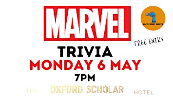 Imagem principal do evento Sock puppet - MARVEL trivia OXFORD SCHOLAR