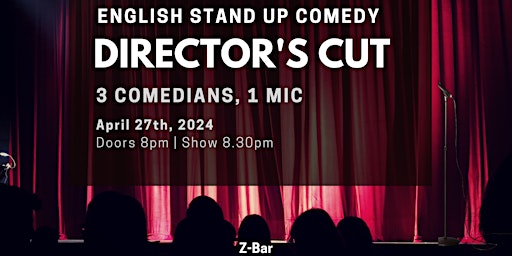 Primaire afbeelding van English Stand Up Comedy in Mitte - Director's Cut XXII (FREE SHOTs)