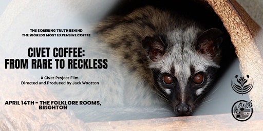 Primaire afbeelding van 'Civet Coffee from Rare to Reckless' documentary screening- Brighton