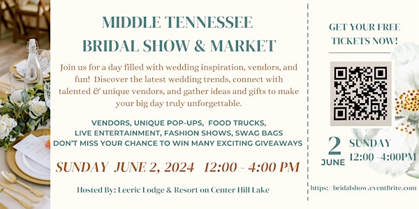 2024 Middle Tennessee Bridal Show & Market on Center Hill Lake
