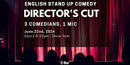 Imagen principal de English Stand Up Comedy in Mitte - Director's Cut XXIV (FREE SHOTs)