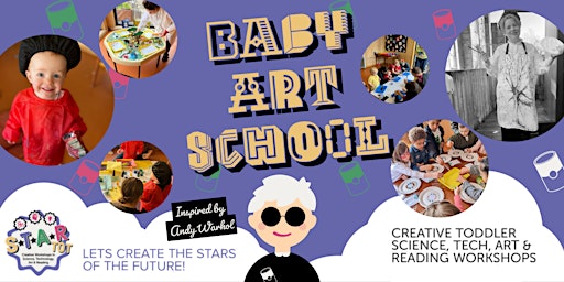 Primaire afbeelding van Baby Art School - Parent & Toddler Workshop - Inspired by Andy Warhol