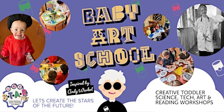 Baby Art School - Parent & Toddler Workshop - Inspired by Andy Warhol