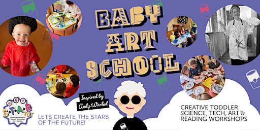 Baby Art School - Parent & Toddler Workshop - Inspired by Andy Warhol primary image