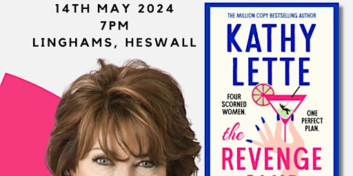 Immagine principale di An Evening with Kathy Lette at Linghams 14th May 7PM 