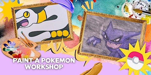 Imagem principal do evento Paint a Pokemon | School Holiday Craft!