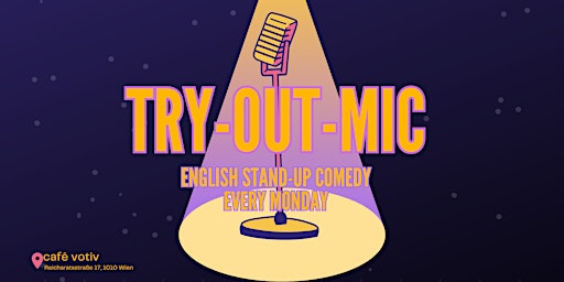 Try-Out-Mic English Stand-Up Comedy primary image