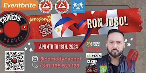 Image principale de Stand Up Comedy - RON JOSOL - Live in Lisbon