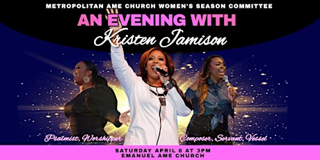 AN EVENING WITH KRISTEN JAMISON