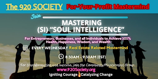 Image principale de MASTERING  (SI) “SOUL INTELLIGENCE”