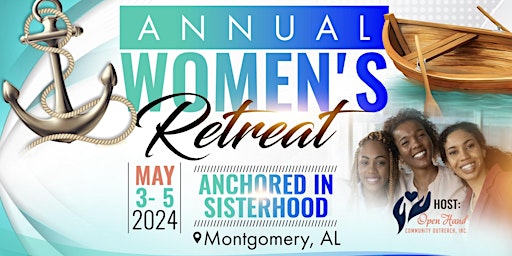 Imagem principal do evento "Anchored in Sisterhood" Women's Retreat