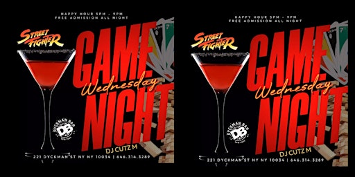 Imagem principal do evento GAME NIGHT + HAPPY HOUR @ DYCKMAN BAR