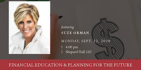 Conversations in Leadership - with Suze Orman primary image