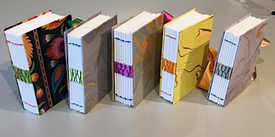 Immagine principale di Link Stitch Ribbon Journal Bookbinding Workshop 