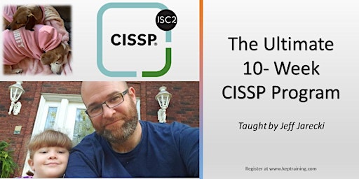 Hauptbild für 10 Week (REMOTE) Evening CISSP Bootcamp Taught by Jeff Jarecki