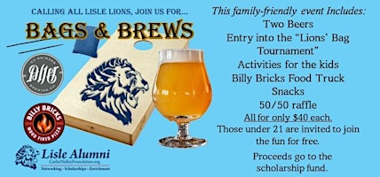 Primaire afbeelding van Lisle Lions Bags & Brews at Alter Brewing