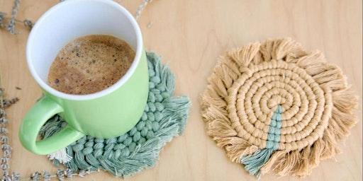 Imagen principal de Making Macramé coasters with Chai tea latte: Creative Art Workshop