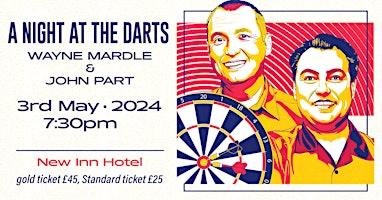 Primaire afbeelding van A NIGHT AT THE DARTS  @ New Inn Hotel