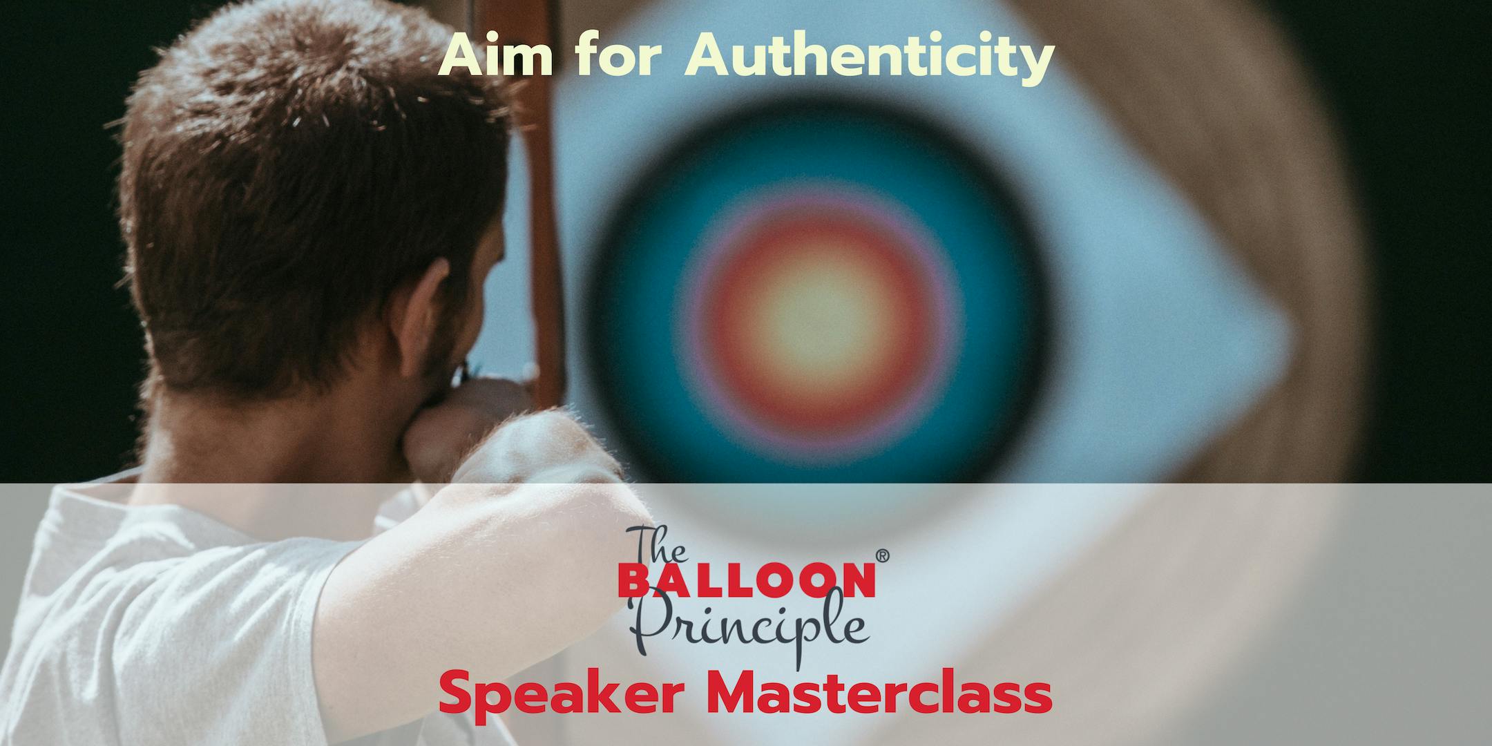 Balloon Principle Speaker Masterclass - Auckland