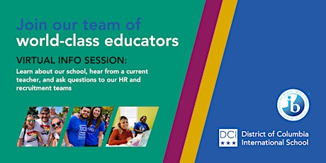 Teach at DCI - Virtual Info Session