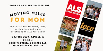 Immagine principale di Moving Miles For Mom Fundraiser 