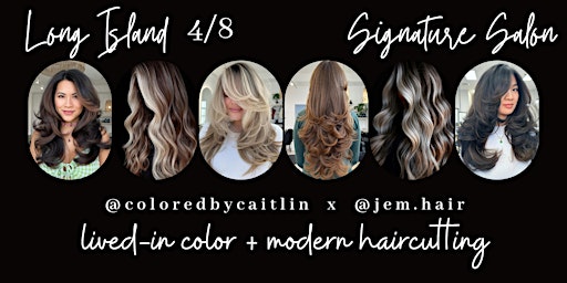 Imagem principal do evento @coloredbycaitlin  x  @jem.hair collaboration | LONG ISLAND NY