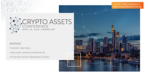 Immagine principale di CRYPTO ASSETS CONFERENCE 2024 - #CAC24A 