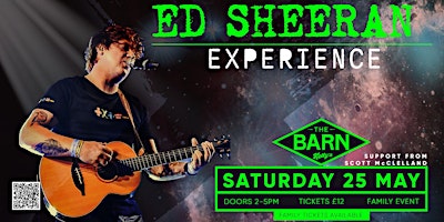 The Ed Sheeran Experience live at The Barn - Family Friendly Event primary image