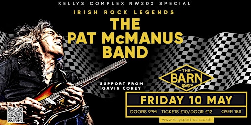 Primaire afbeelding van NW200 Special - The Pat McManus Band live at The Barn with Gavin Corey