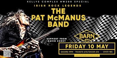 Imagen principal de NW200 Special - The Pat McManus Band live at The Barn with Gavin Corey