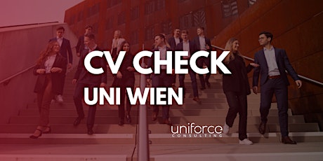 Imagen principal de CV Check uniforce @ Uni Wien | Wien