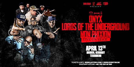 ONYX, Lords Of The Underground & Non Phixion - Live in München